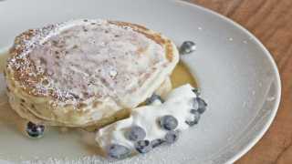 Blueberry Buttermilk Pancakes from Mildred’s Temple Kitchen