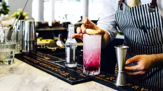 Lavender Lemonade at Colette Grand Café Lavender Lemonade at Colette Grand Café