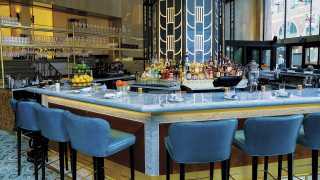 Leña's sleek, colourful interiors