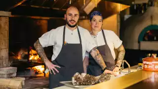 Julio Guajardo and Kate Chomyshyn