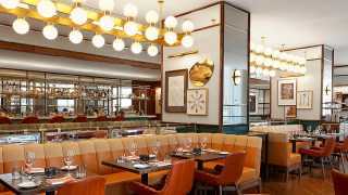 Thanksgiving dinner in Toronto | The interior of Cafe Boulud at the Four Seasons Toronto