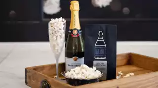 Eatable alcohol-infused popcorn