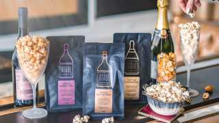 Eatable alcohol-infused popcorn