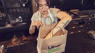 Uber Eats food delivery