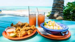 arawak cay fish fry Nassau Bahamas