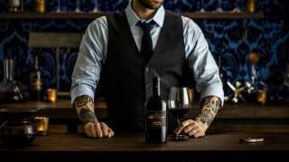 Three Finger Jack Cabernet Sauvignon | A bartender serves red wine