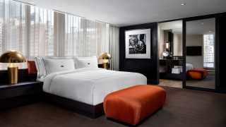 A guestroom at the Bisha Hotel Toronto