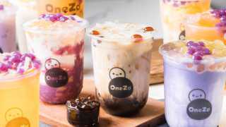 The best bubble tea in Toronto | an assortment of drinks with special tapioca from OneZo Tapioca