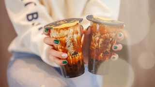 The best bubble tea in Toronto | two brown sugar milk teas from Tiger Sugar
