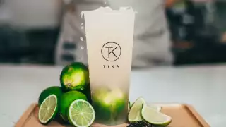 The best bubble tea in Toronto | a fruit tea with limes from Tika Tea House