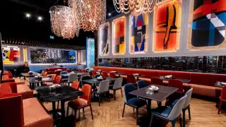 One of the dining spaces at Marked, a new South American restaurant in Toronto