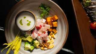 Ceviche at Marked, a new South American restaurant in Toronto