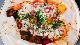 Best farm-to-table restaurants Toronto | Fish wrapped in parchment paper at the Green Wood