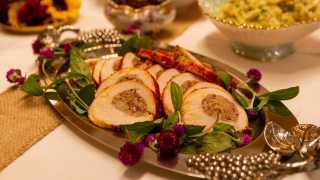 Thanksgiving dinner in Toronto | Turkey and stuffing at Leña Restaurante