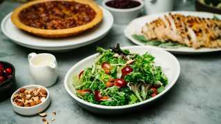 Thanksgiving dinner in Toronto | Fall kale salad at JOEY