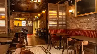 The dining room at the Commoner Bar Room, College Street