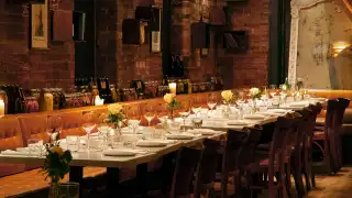 Best farm-to-table restaurants Toronto | A table set for dinner at Marben Best farm-to-table restaurants Toronto | A table set for dinner at Marben