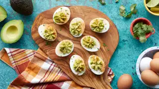 Chef Dale MacKay's avocado-lime-cumin devilled eggs recipe Chef Dale MacKay's avocado-lime-cumin devilled eggs recipe