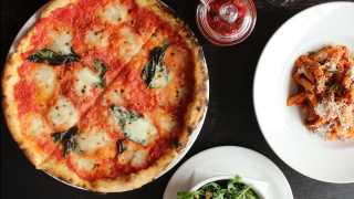 The best pizza in Toronto | A Margherita pizza and other Italian dishes at Pizzeria Libretto
