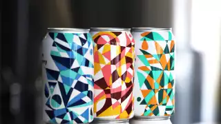 Collective Arts new Toronto brewery and distillery | Colourful cans from Collective Arts