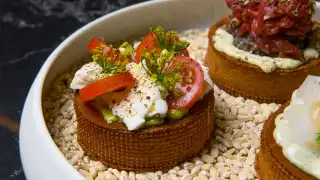 The best new restaurants in Toronto | A tomato dish from the tasting menu at Enigma Fine Dining