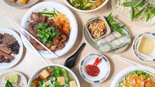 The best pho in Toronto | An assortment of dishes from Golden Turtle Restaurant on Ossington