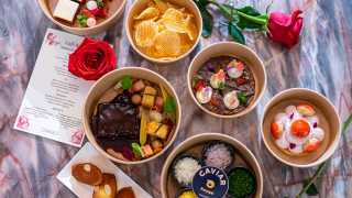 Valentine's Day 2021 | Romantic Food and drink delivery ideas | A three-course dinner from the Four Seasons