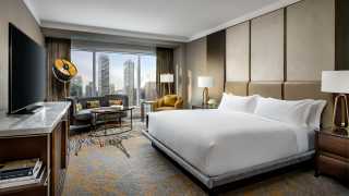 The best Toronto hotels for a staycation | Suite with downtown view at the Ritz-Carlton