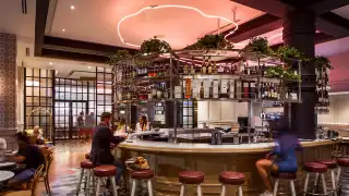 The best Toronto hotels for a staycation | Lobby bar at The Broadview Hotel