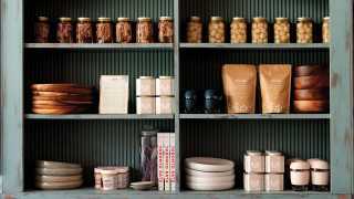 Restaurant review: Shook | Shelves are lined with beautiful handmade bowls, pitchers and tableware from Mima Ceramics at Shook