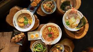 The best ramen in Toronto | A spread of dishes from Midori Ramen