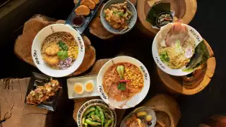 The best ramen in Toronto | A spread of dishes from Midori Ramen