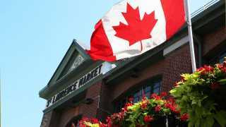St. Lawrence Market | Canadian flag flies