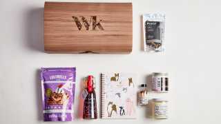 Wonderkind unique local gift sets made in Canada | Just a girl and her pup gift set