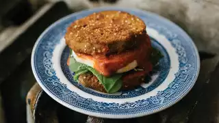 Iconic Dishes: 416 Snack Bar | Eggplant Doubledown
