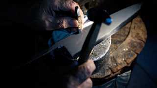 Tosho Knife Arts Toronto | Delicate knife inscriptions
