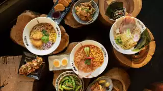 The best new restaurants in Toronto | A spread of ramen and other dishes at Midori