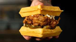 The best fried chicken sandwiches in Toronto | The Sticky Icky sandwich from Dirty Bird