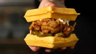 The best fried chicken sandwiches in Toronto | The Sticky Icky sandwich from Dirty Bird