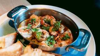 Bar Mignonette, Dundas West restaurant review | Garlic shrimp at Bar Mignonette