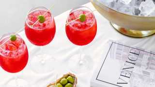 Picnic recipes | Select spritzes are garnished with olives