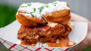 The best Toronto food markets | A fried chicken sandwich at Street Eats market