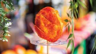 The best Toronto food markets | Mango on a stick with chamoy and tajin from Fruta Libre at the World Food Market