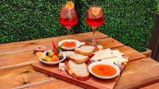 The best patios in Toronto | Aperol spritzes and charcuterie at Il Patio di Eataly with Aperol