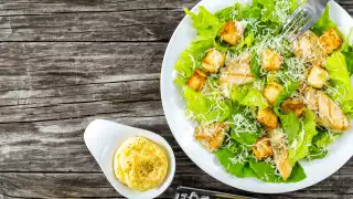 Azorean cheese from Portugal's Azores islands | Caesar salad with São Jorge DOP cheese recipe