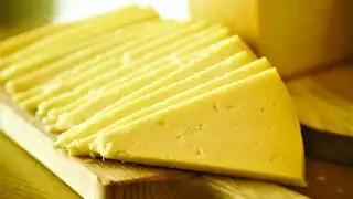 Azorean cheese from Portugal's Azores islands | Slices of Azorean cheese