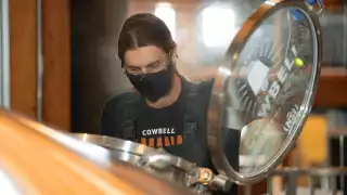 What is craft beer? An essential guide to Ontario craft beer | A brewer making craft beer at Cowbell Brewing Co.