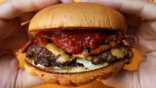 Sir Kensington's Ketchup | A burger from Harrys Charbroiled, Toronto