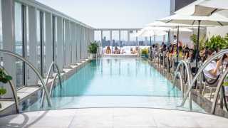 The best rooftop patios in Toronto | The sparkling infinity pool at KOST
