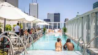 The best rooftop patios in Toronto | KOST sits atop the 44th floor of the Bisha Hotel